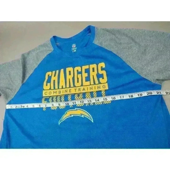 NFL San Diego Chargers Combine Training Team Apparel New Era T-shirt Blue - Picture 3 of 10
